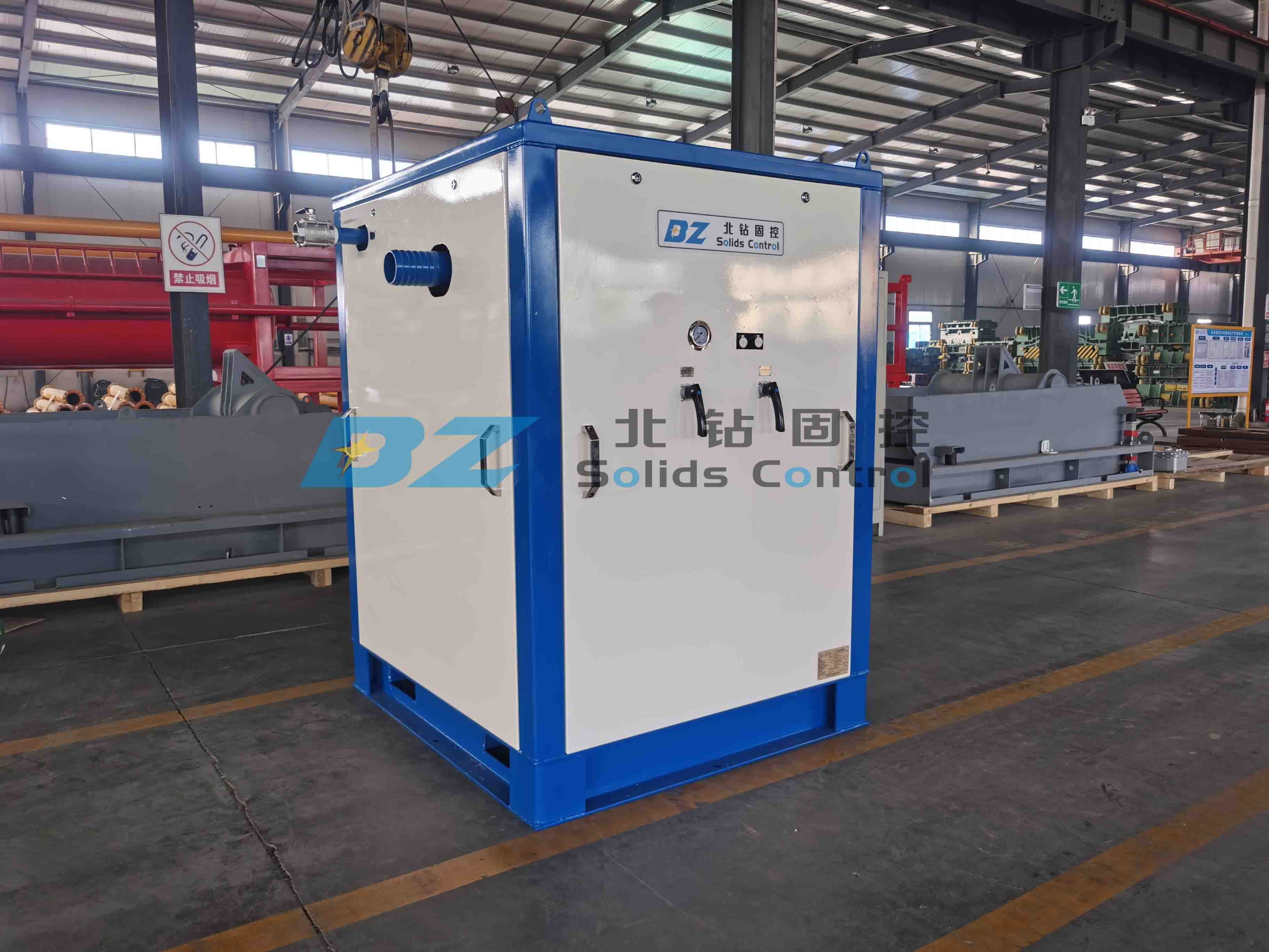 北鉆固控負(fù)壓固體輸送機發(fā)往盾構(gòu)施工現(xiàn)場