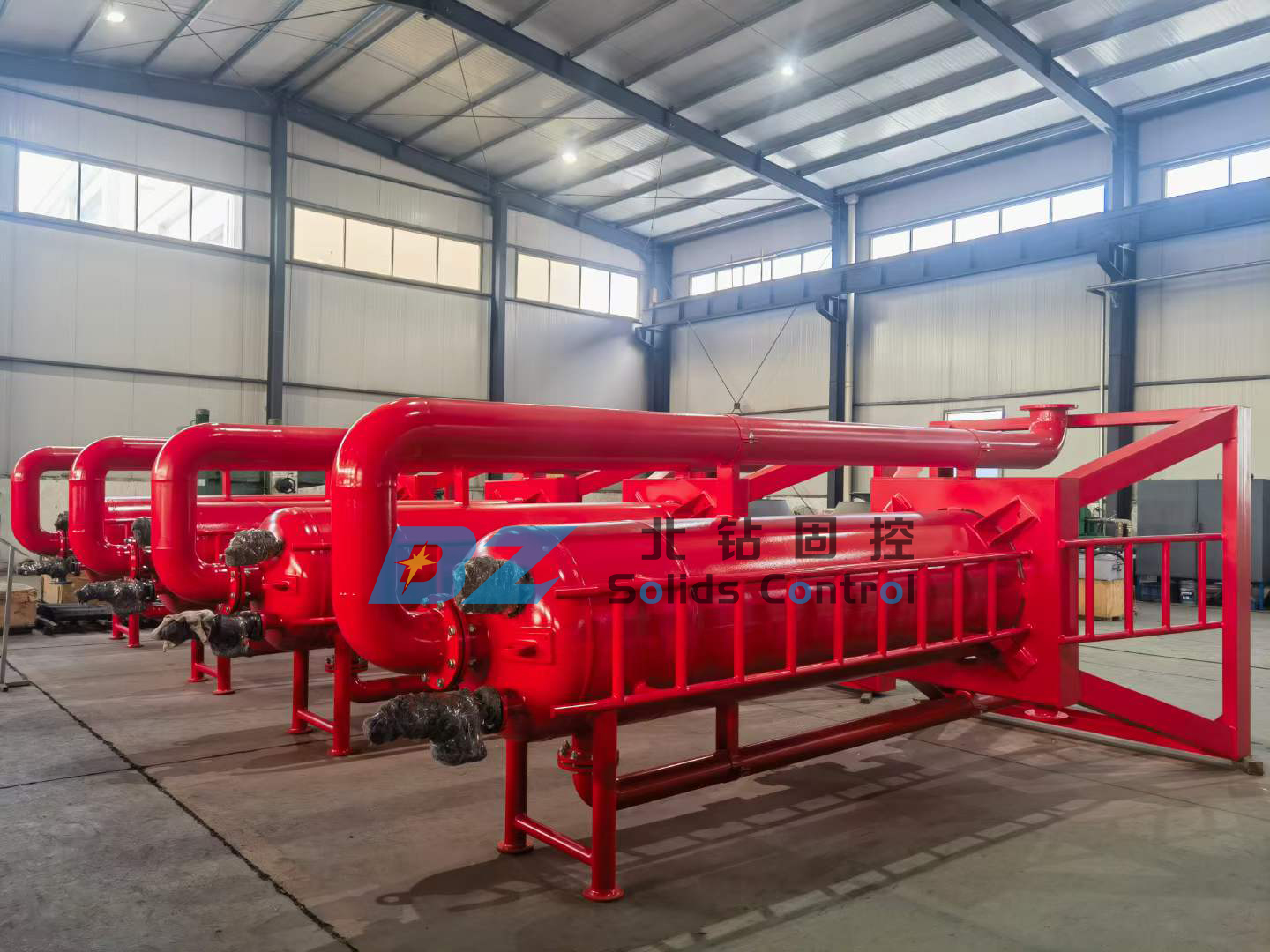 北鉆固控四臺液氣分離器銷往國內(nèi)某鉆機廠